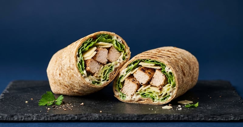 Wraps végétariens rapides : le déjeuner équilibré prêt en 10 minutes